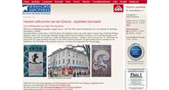 Desktop Screenshot of einhorn-apotheke.de